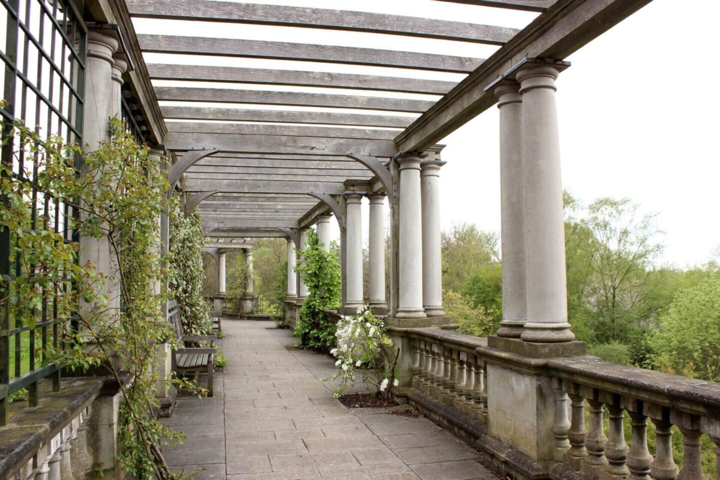 The pergola at Hampstead Heath