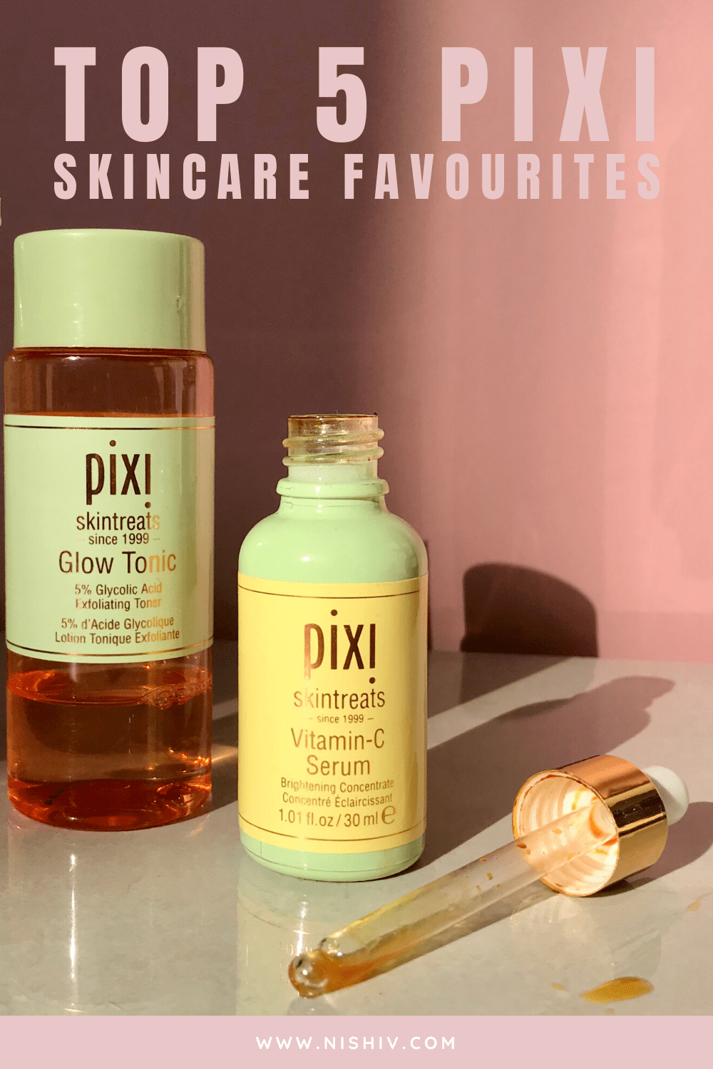 5 Pixi Skincare products