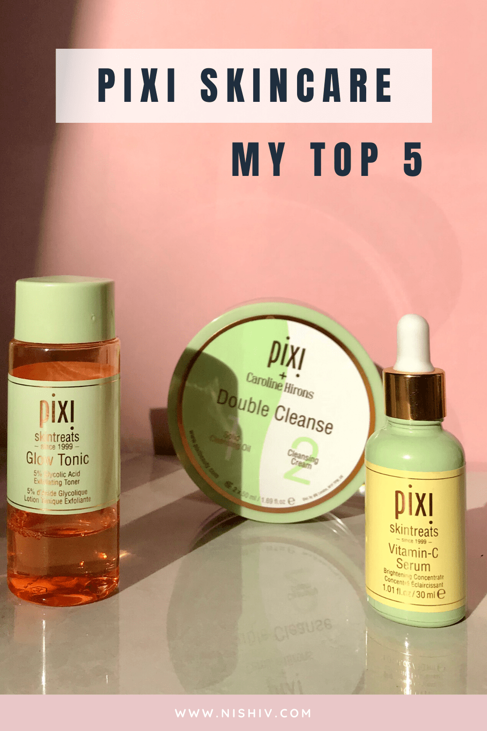 5 Pixi Skincare products