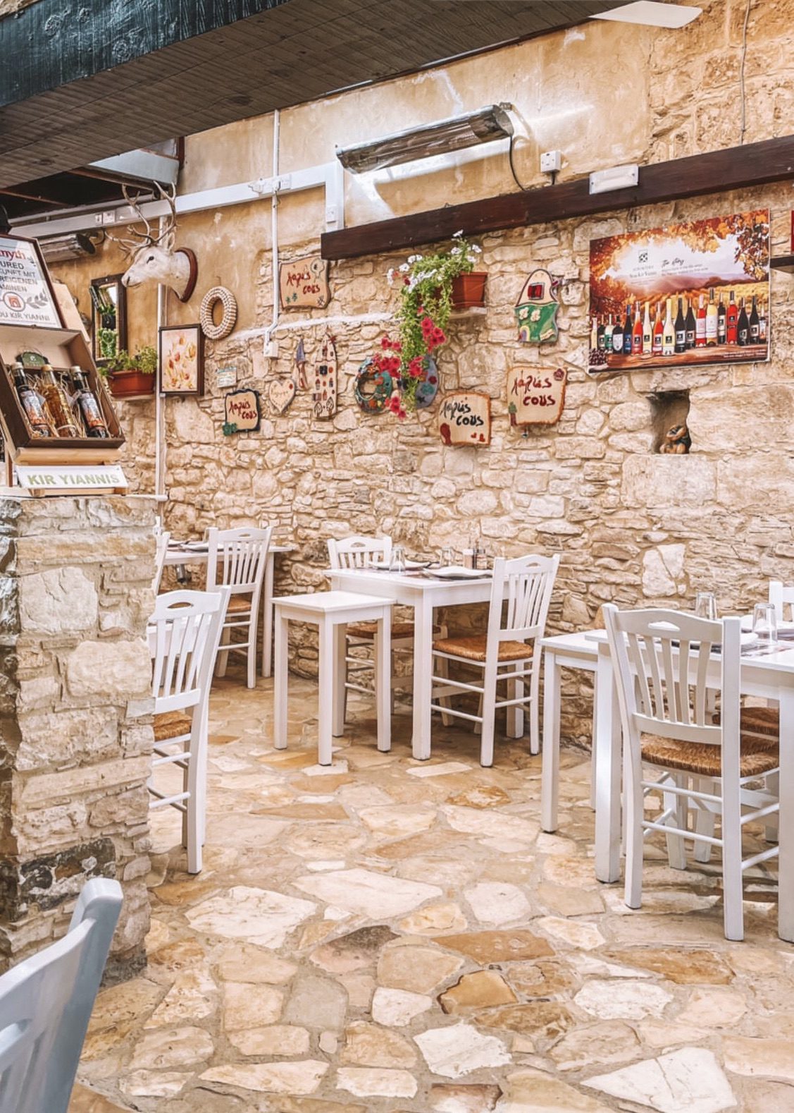 cute restaurant in omodos cyprus