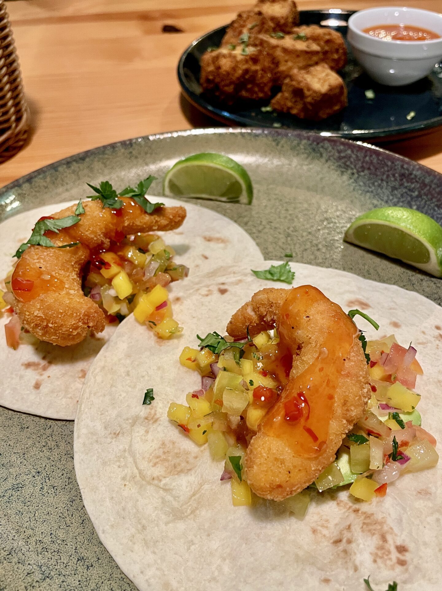 The Best Vegan and Vegetarian Restaurants In Porto, vegan shrimp tacos at kind kitchen