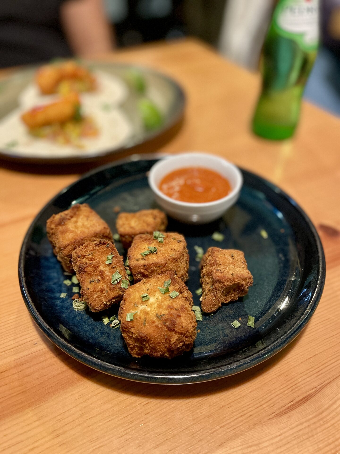 The Best Vegan and Vegetarian Restaurants In Porto, vegan tofu nuggets at kind kitchen