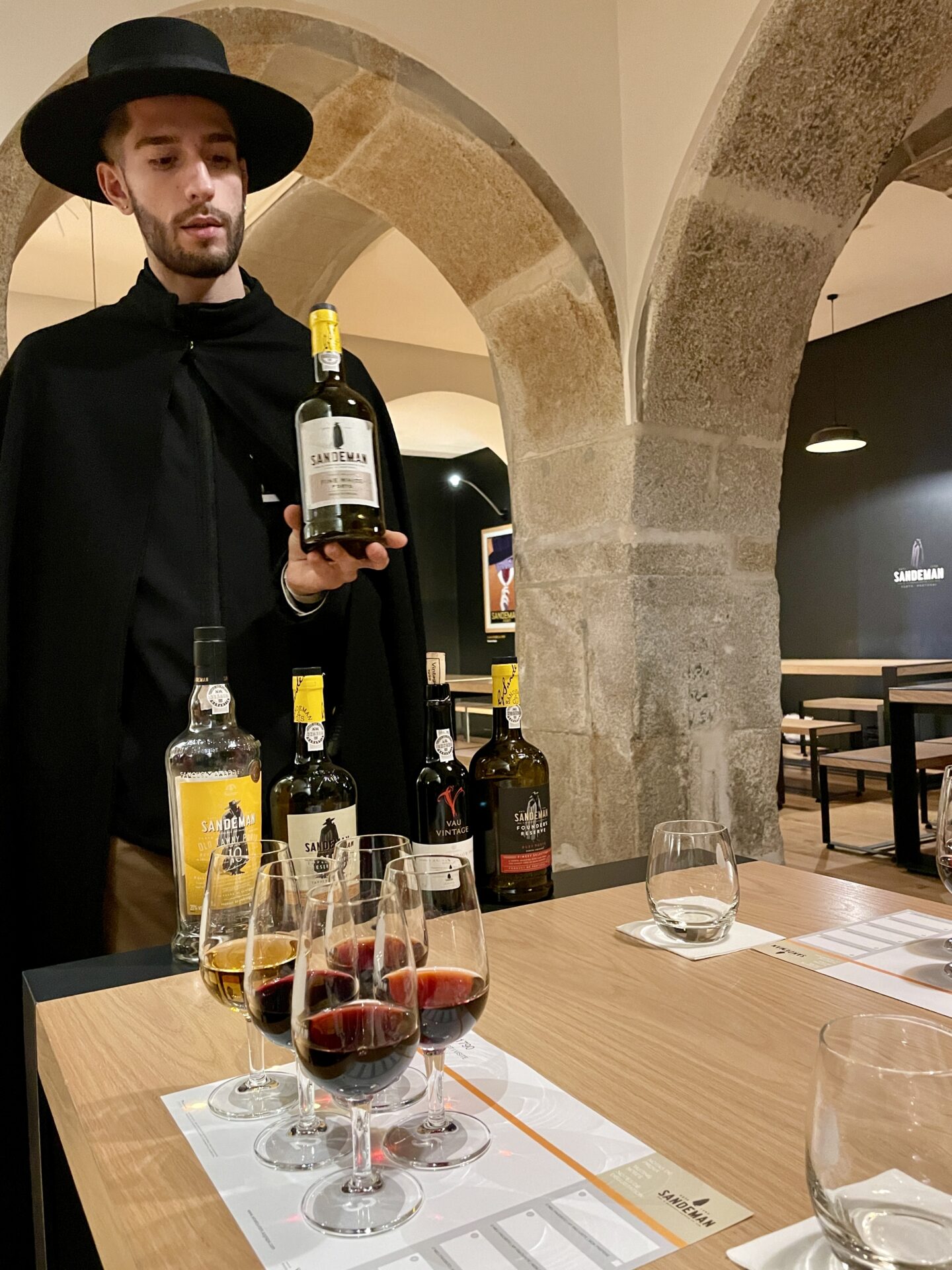 Things to do in Porto - port wine tasting at sandeman