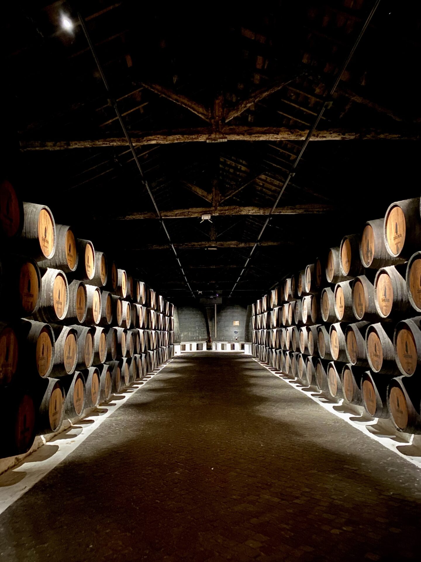 Sandeman Port Wine Cellar in Porto