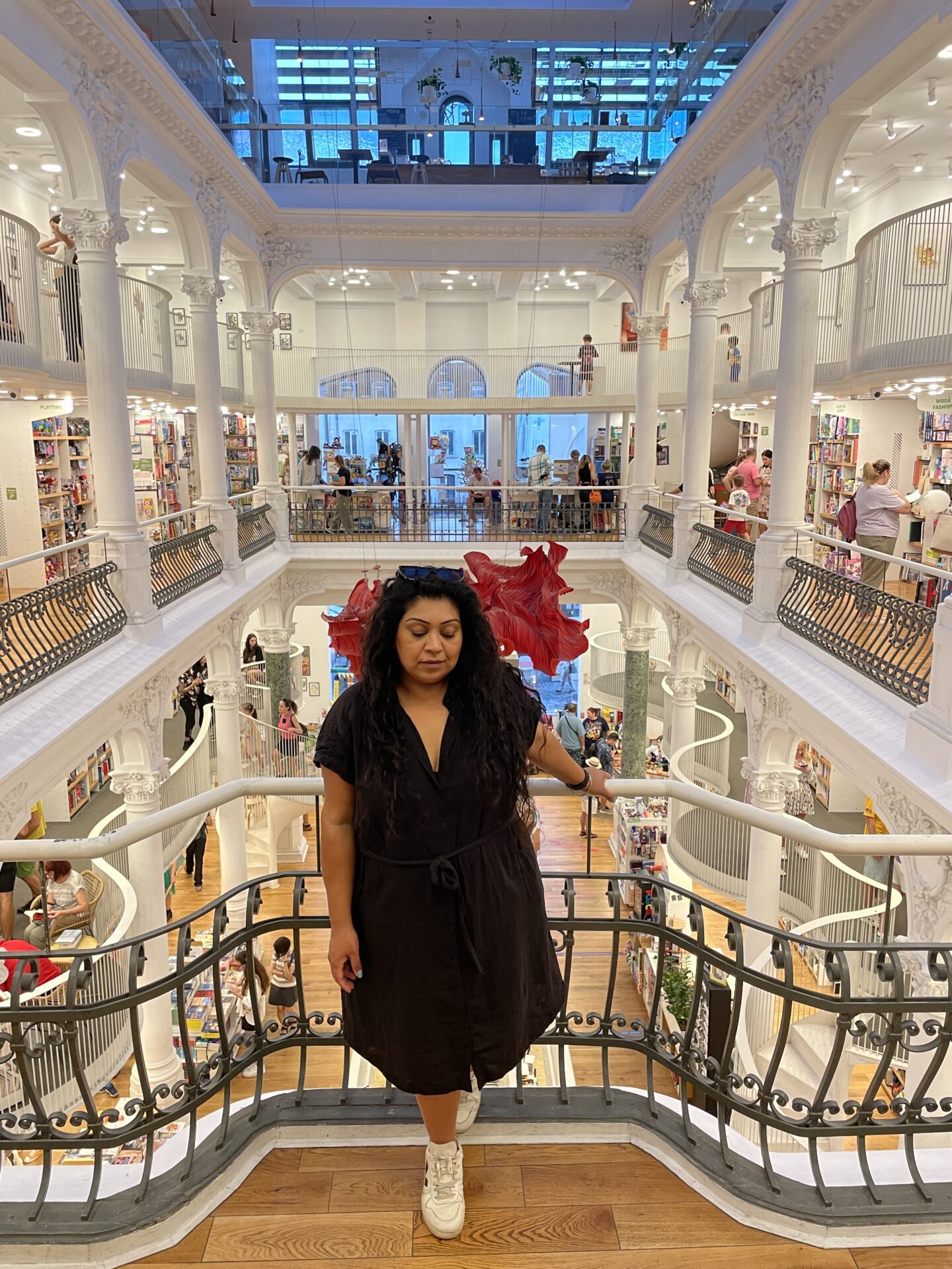 Me inside Cărturești Carusel Bucharest