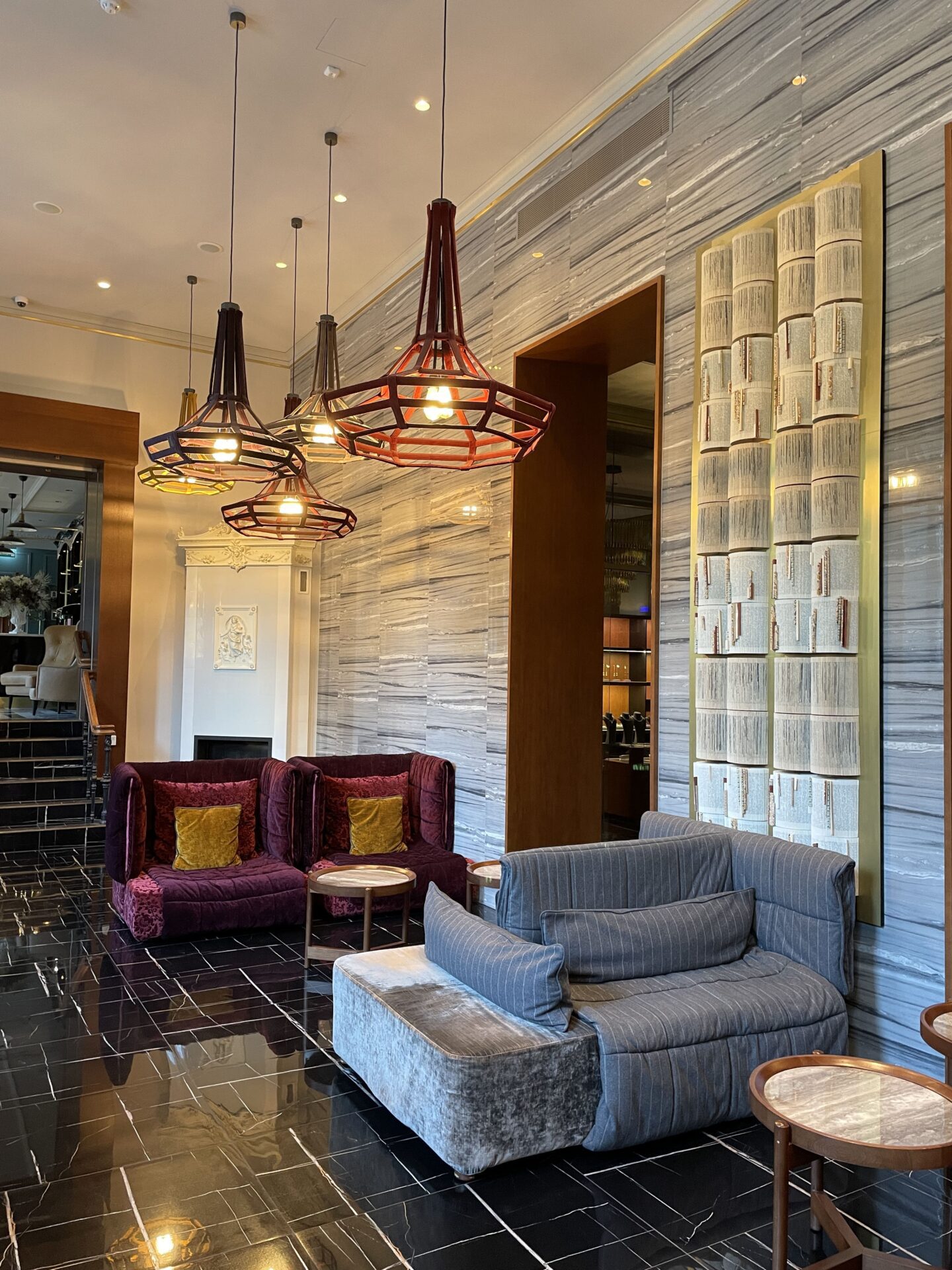 the lobby inside Grand Poet Hotel by Semarah