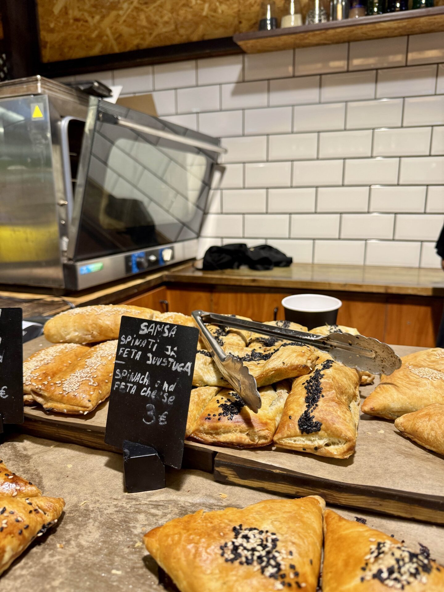 Uzbek samsa pastry at Balti Jaama Turg
