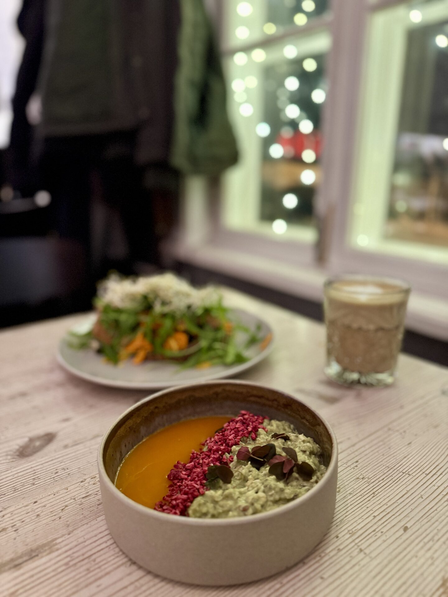 smoothie bowl at NOP Cafe and Shop