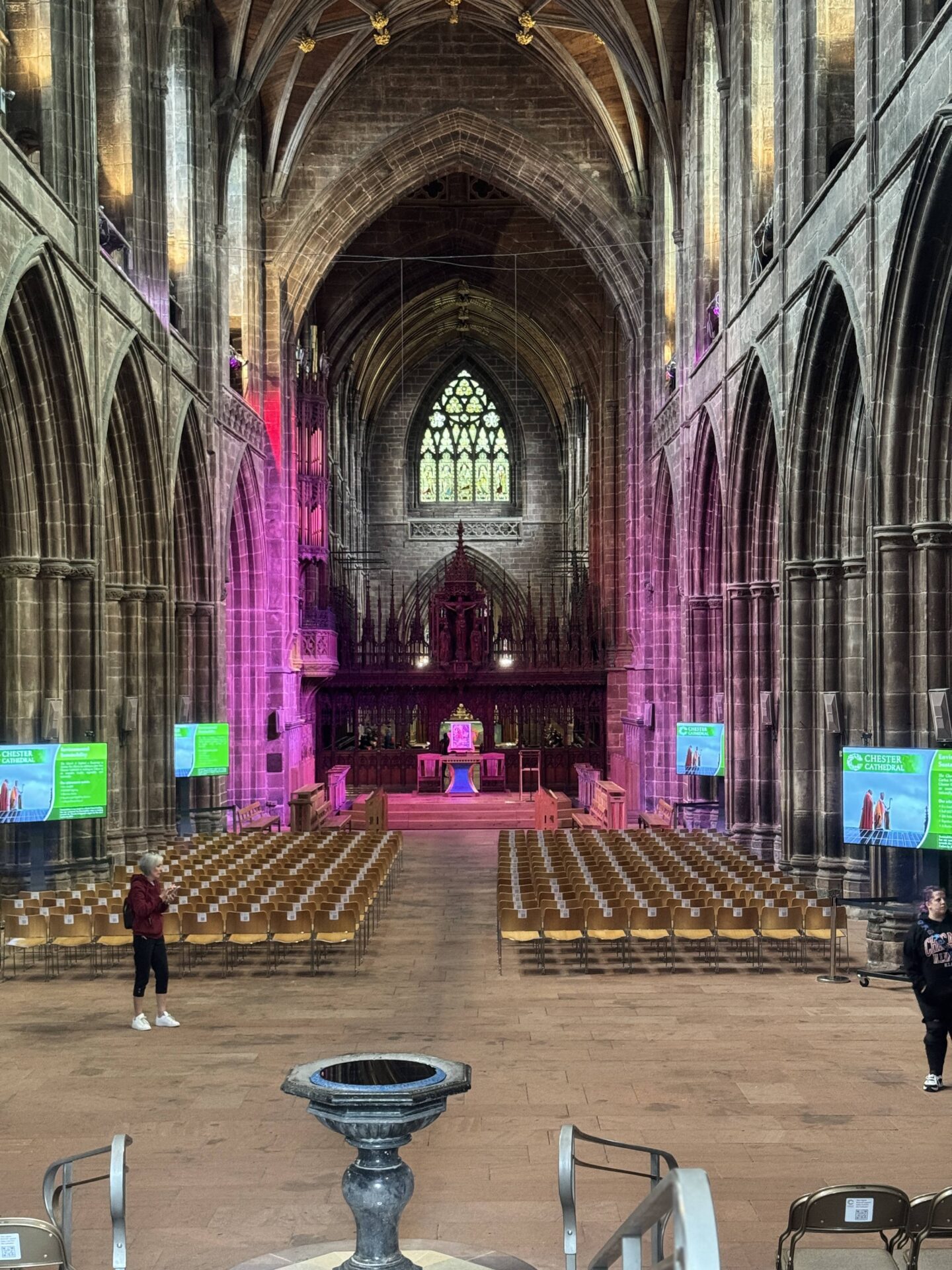 inside Chester Cathedral
