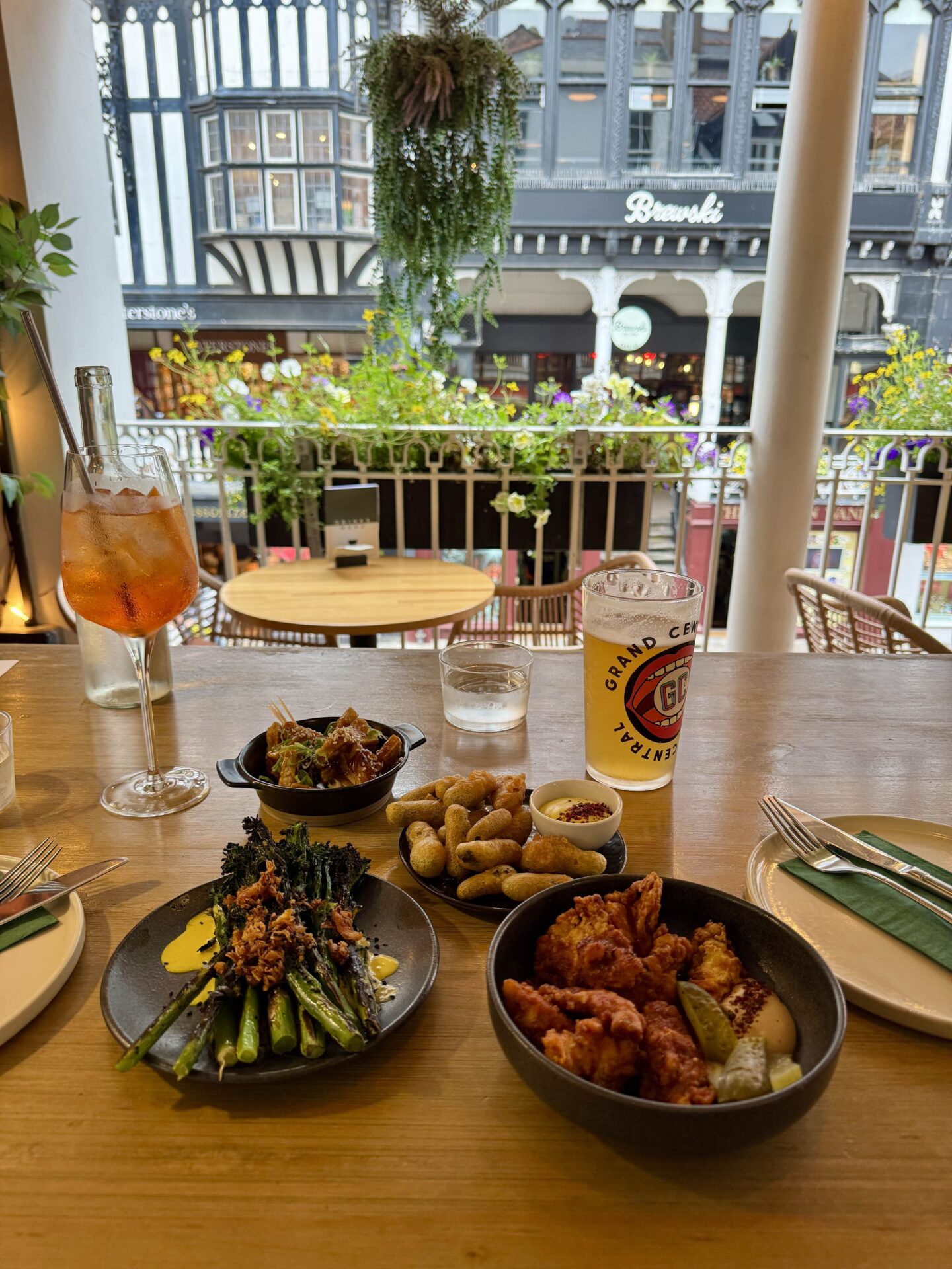 lunch at Shrub Chester