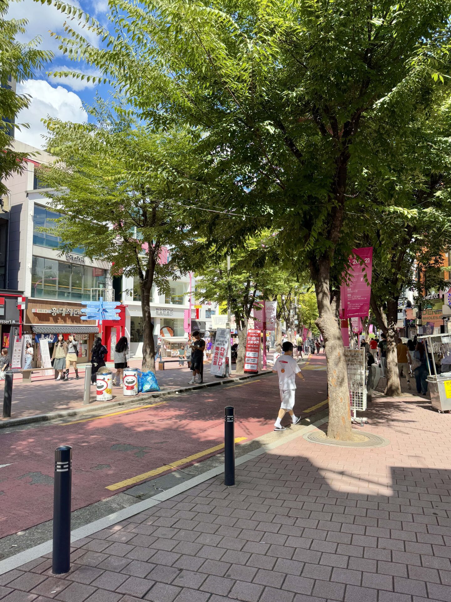 The streets of Hongdae