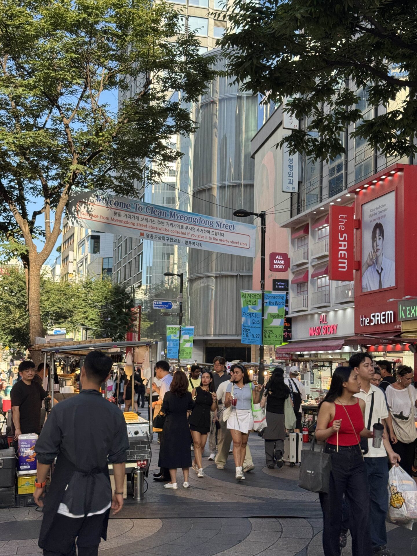Myeongdong walking street, Seoul